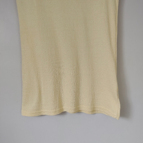 Michael Stars Shine Fallon Tee Short Sleeve Top One Size Yellow - Picture 10 of 16